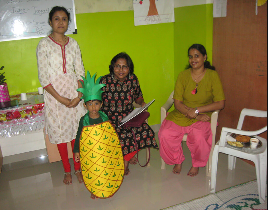 Preschoolers dressed in colorful costumes during Fancy Dress competition at Pavilion Pre-Primary School